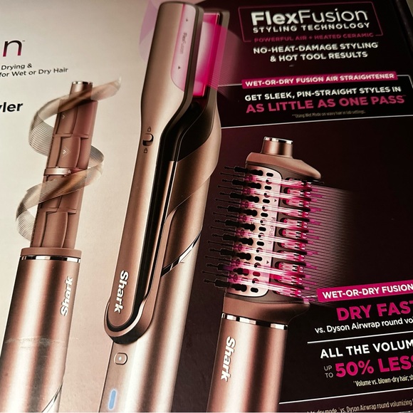Shark FlexFusion Hair Styler - Metallic Rose - Picture 1 of 12